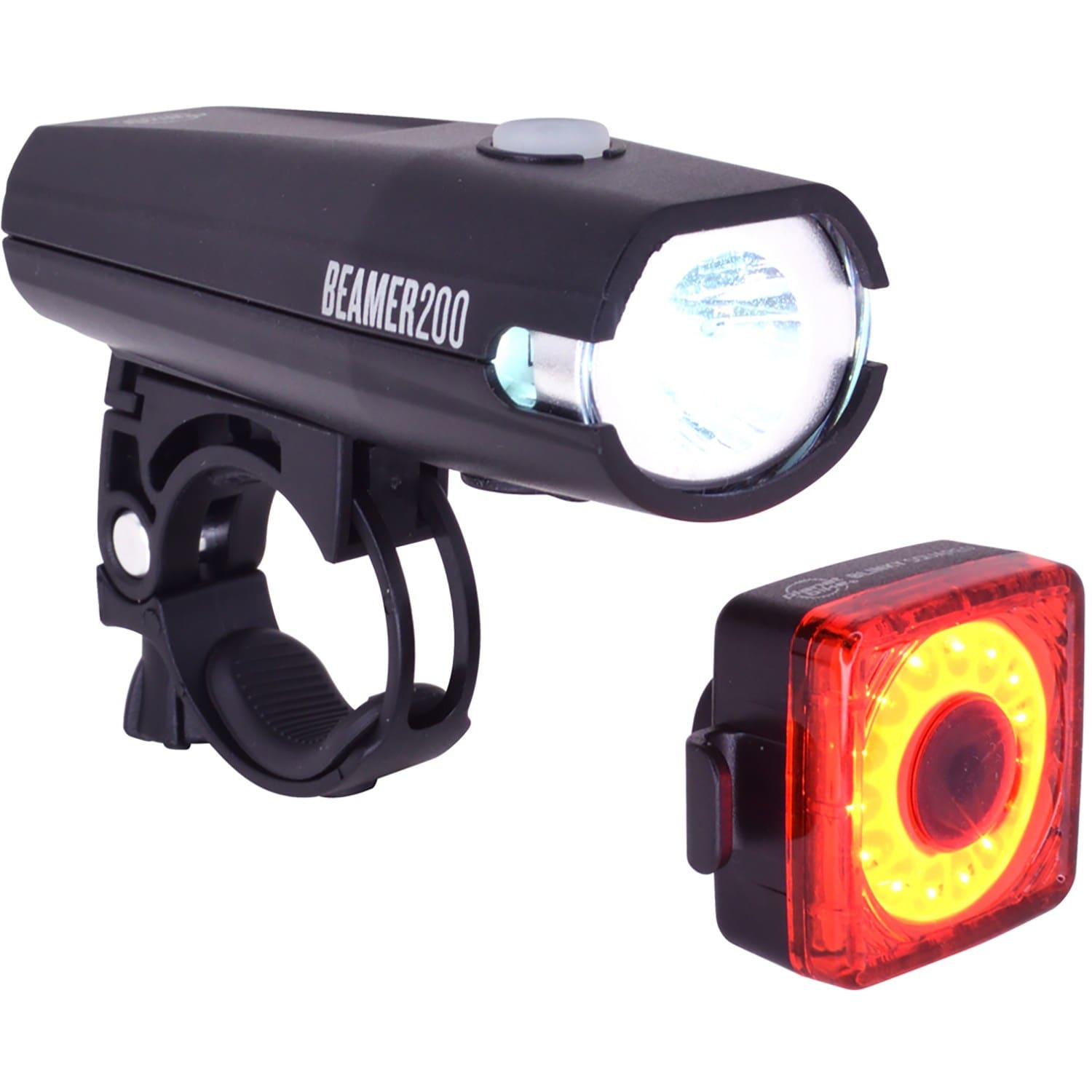 Beamer 200 and Blinky Squared Bike Light Set - Image 4