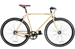 The 3-Speed Viscount - 4130 Chromoly Internal City Bike (Cream & Black)