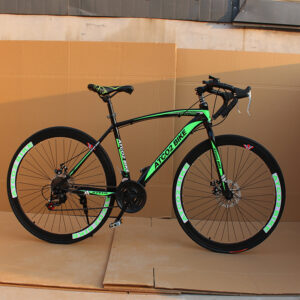 26" Carbon Steel 21-Speed Mountain Bike (Green)