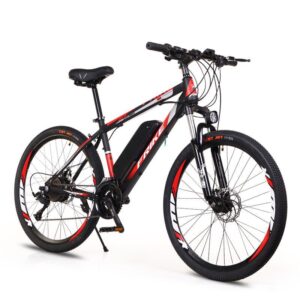 26" 21-Speed Electric Bike - 250W (Black)